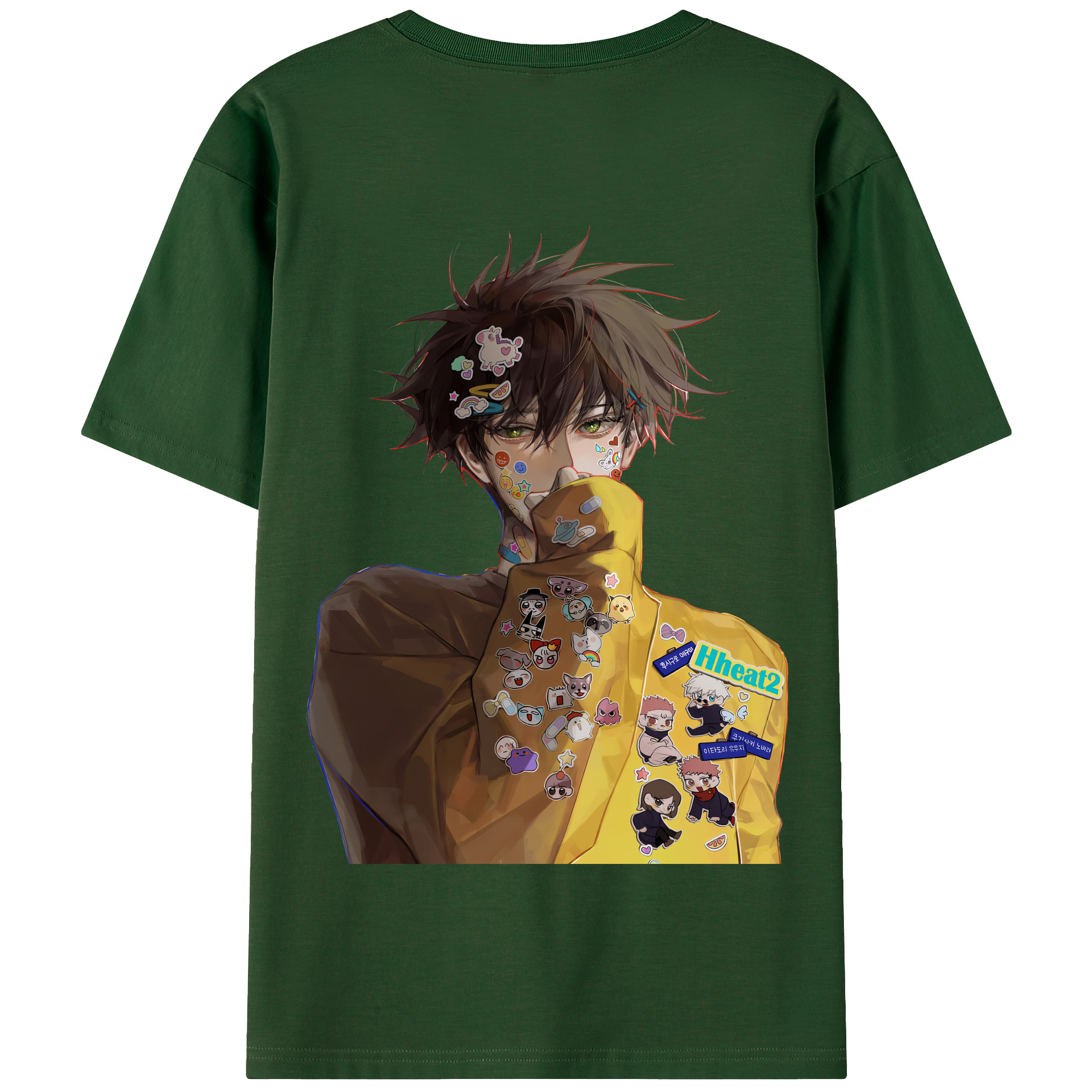 （画像用） 呪術廻戦 Jujutsu Kaisen 綿100％半袖Tシャツ（背面プリント）